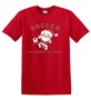 Epic Adult/Youth Soccer Is Coming To Town Santa Cotton Graphic T-Shirts