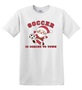 Epic Adult/Youth Soccer Is Coming To Town Santa Cotton Graphic T-Shirts