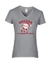 Epic Ladies Soccer Is Coming To Town Santa V-Neck Graphic T-Shirts