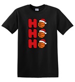 Epic Adult/Youth Basketball Ho Ho Ho Christmas Greetings Cotton Graphic T-Shirts