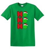 Epic Adult/Youth Pickleball Ho Ho Ho Christmas Greetings Cotton Graphic T-Shirts