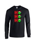 Epic Pickleball Ho Ho Ho Christmas Greetings Long Sleeve Cotton Graphic T-Shirts