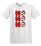 Epic Adult/Youth Soccer Ho Ho Ho Christmas Greetings Cotton Graphic T-Shirts