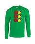 Epic Softball Ho Ho Ho Christmas Greetings Long Sleeve Cotton Graphic T-Shirts