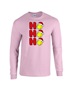 Epic Softball Ho Ho Ho Christmas Greetings Long Sleeve Cotton Graphic T-Shirts