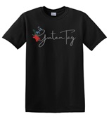 Epic Adult/Youth GutenTag German Greeting Flower Bird Cotton Graphic T-Shirts