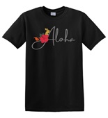 Epic Adult/Youth Aloha Hawaii Greeting Local Flower Bird Cotton Graphic T-Shirts
