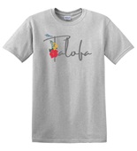 Epic Adult/Youth Talofa Samoa Greeting Local Flower Bird Cotton Graphic T-Shirts
