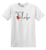 Epic Adult/Youth Talofa Samoa Greeting Local Flower Bird Cotton Graphic T-Shirts