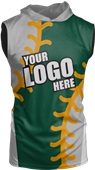 Sublimated Hood Tank - Custom "Stitched" Cool Performance Unisex Tank