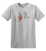 Epic Adult/Youth A'ho Kiowa Thanks Native Flower Bird Cotton Graphic T-Shirts