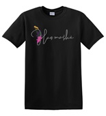 Epic Adult/Youth Han Maske Lakota Greeting Native Flower Cotton Graphic T-Shirts