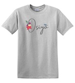 Epic Adult/Youth Osiyo Cherokee Greet Native Flower Bird Cotton Graphic T-Shirts