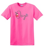 Epic Adult/Youth Osiyo Cherokee Greet Native Flower Bird Cotton Graphic T-Shirts