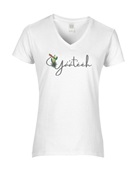 Epic Ladies Yaateeh Navajo Greet Native Flower Bird V-Neck Graphic T-Shirts