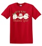 Epic Adult/Youth Getting in that Christmas Spirit Ghosts Cotton Graphic T-Shirts