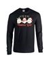 Epic Getting in that Christmas Spirit Ghosts Long Sleeve Cotton Graphic T-Shirts