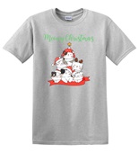 Epic Adult/Youth Meowy Christmas Cat Tree Cute Cotton Graphic T-Shirts