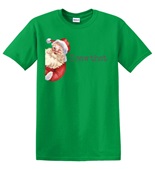 Epic Adult/Youth I Saw That Santa Jesus Meme Dark Text Cotton Graphic T-Shirts