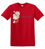 Epic Adult/Youth I Saw That Santa Jesus Meme Dark Text Cotton Graphic T-Shirts