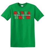 Epic Adult/Youth Santa Bruh For Real I Can Explain Cotton Graphic T-Shirts