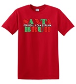 Epic Adult/Youth Santa Bruh For Real I Can Explain Cotton Graphic T-Shirts