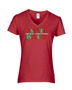 Epic Ladies Santa Bruh For Real I Can Explain V-Neck Graphic T-Shirts