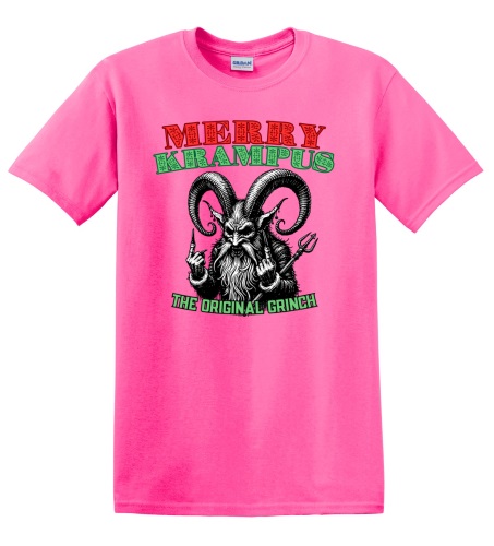 Epic Adult/Youth Merry Krampus The Original Grinch Cotton Graphic T-Shirts. Free shipping.  Some exclusions apply.