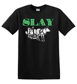 Epic Adult/Youth Slay All Day Reindeer Sleigh Christmas Cotton Graphic T-Shirts