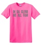 Epic Adult/Youth In Da Clerb We All Fam Broad City Block Cotton Graphic T-Shirts