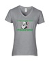 Epic Ladies He Sees You When YOU'RE Pooping Santa 1 V-Neck Graphic T-Shirts