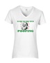 Epic Ladies He Sees You When YOU'RE Pooping Santa 1 V-Neck Graphic T-Shirts