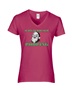Epic Ladies He Sees You When YOU'RE Pooping Santa 1 V-Neck Graphic T-Shirts