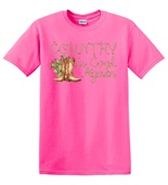 Epic Adult/Youth Country Is Cool Again Western Cowboy Cotton Graphic T-Shirts