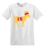 Epic Adult/Youth Mahomes Is The Goat 15 Football Cotton Graphic T-Shirts