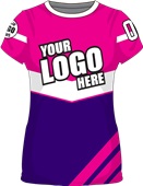 Sublimated Womens/Girls All-Sport Jersey - Custom "Spirit" Cool Performance Crew