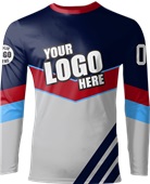 Custom Shooting Shirt - Sublimated "Spirit" Long-Sleeve Unisex Crew Tee