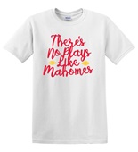 Epic Adult/Youth There’s No Plays Like Mahomes KC Red Cotton Graphic T-Shirts
