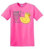 Epic Adult/Youth Don't Duck With Me Side Eye Cotton Graphic T-Shirts