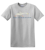 Epic Adult/Youth Peace Was Never An Option Knife Goose Cotton Graphic T-Shirts