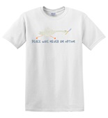 Epic Adult/Youth Peace Was Never An Option Knife Goose Cotton Graphic T-Shirts