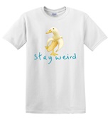 Epic Adult/Youth Stay Weird Banana Duck Meme Duckana Cotton Graphic T-Shirts