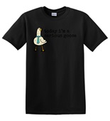Epic Adult/Youth Today I'm A Serious Goose Meme Duck Tie Cotton Graphic T-Shirts