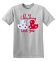 Epic Adult/Youth I Ducking Love You Valentines Duck Cotton Graphic T-Shirts