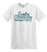 Epic Adult/Youth Eagles Football Big Game Champions x2 Cotton Graphic T-Shirts