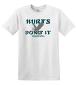 Epic Adult/Youth Hurts Don't It Eagles Football Big Game Cotton Graphic T-Shirts
