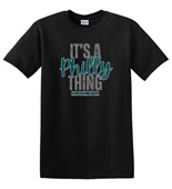 Epic Adult/Youth Is Philly Thing Eagles Football Big Game Cotton Graphic T-Shirts