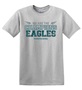 Epic Adult/Youth The Champions Eagles Football Big Game Cotton Graphic T-Shirts