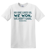 Epic Adult/Youth No One Likes Us We Won Eagles Big Game Cotton Graphic T-Shirts