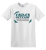Epic Adult/Youth Eagles Defense Sent KC Crying Mahomes Cotton Graphic T-Shirts